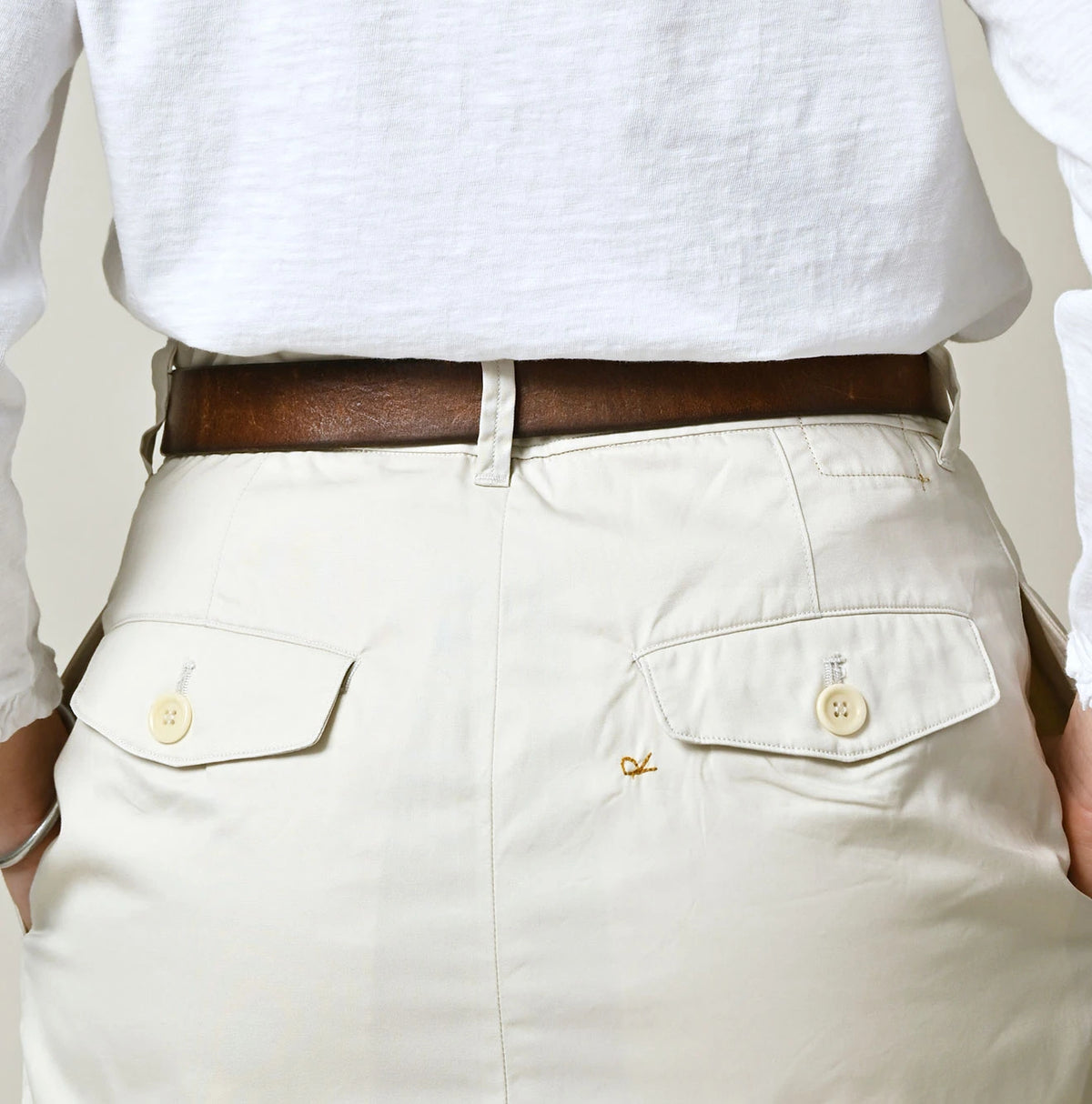 45R Gabardine Charlotte Skirt
