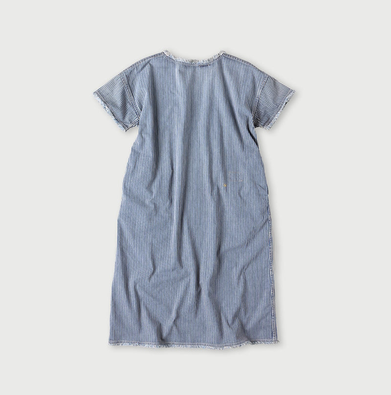 45R Rye Mugi Denim Fringed Dress Distressed - Image 12