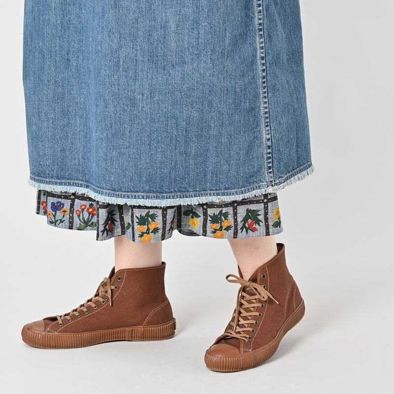 45R Rye Mugi Denim Fringed Dress Distressed - Image 8