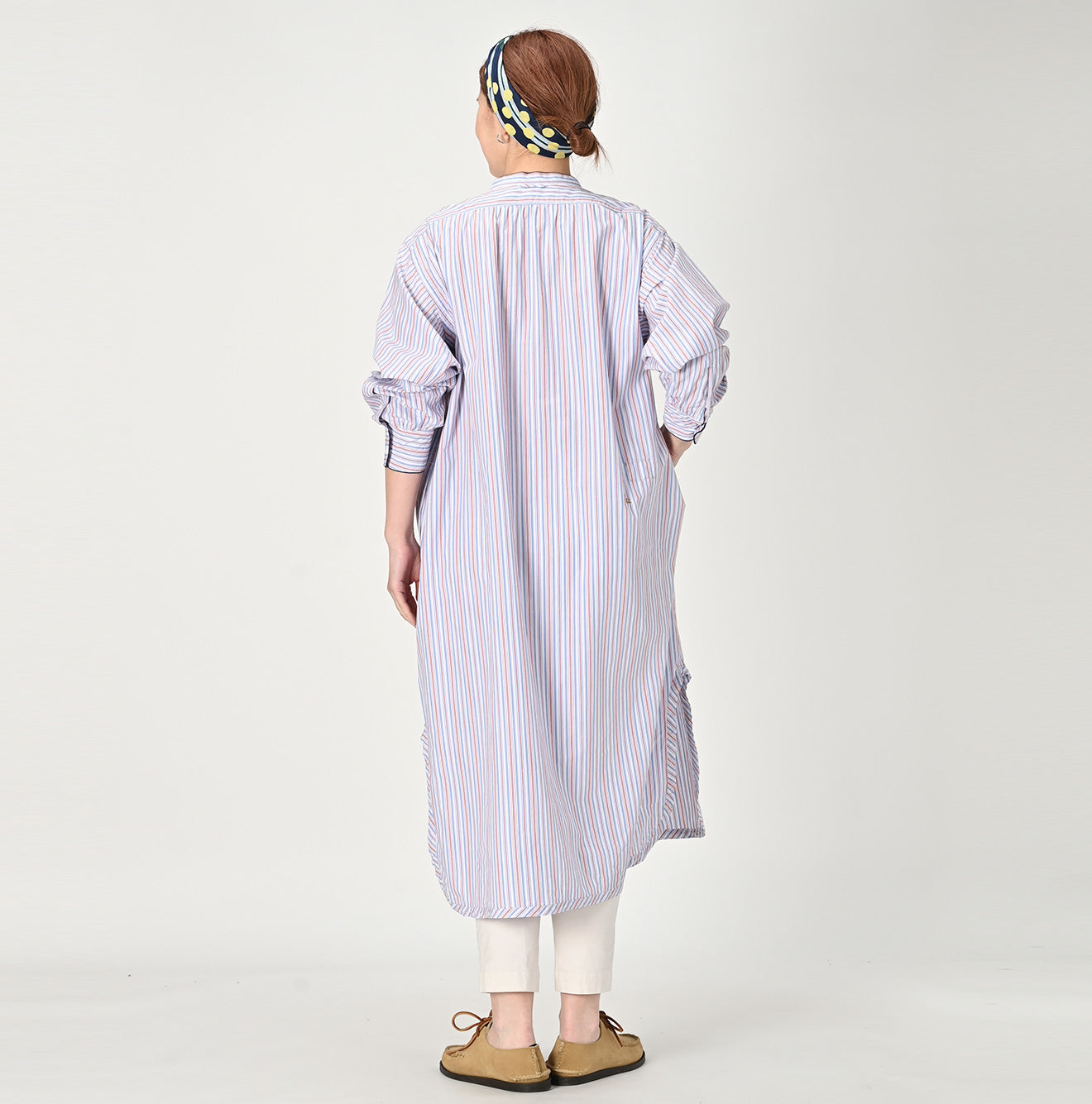 45R Damp Multi Stripe Pajama Dress
