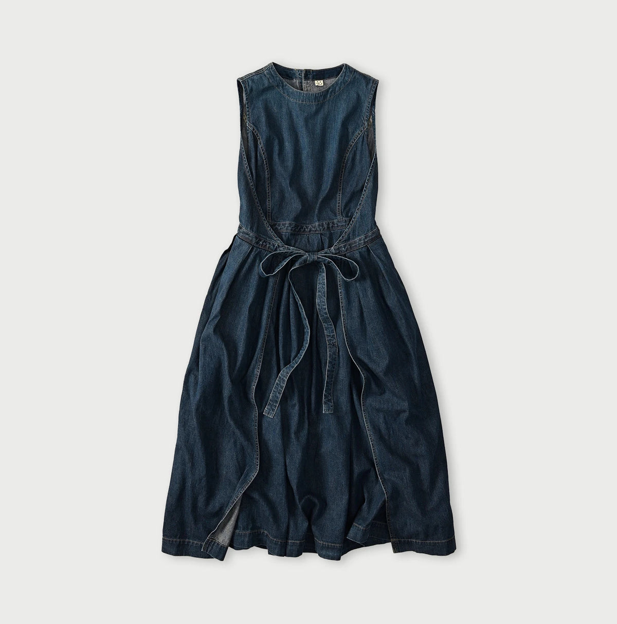 white christmas dresses Standards & Practices Elle Denim Maxi Dress – Coverstorynyc main image 1