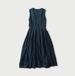 45R Mugihiko Denim Wrap Dress Zyu