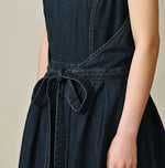 45R Mugihiko Denim Wrap Dress Zyu