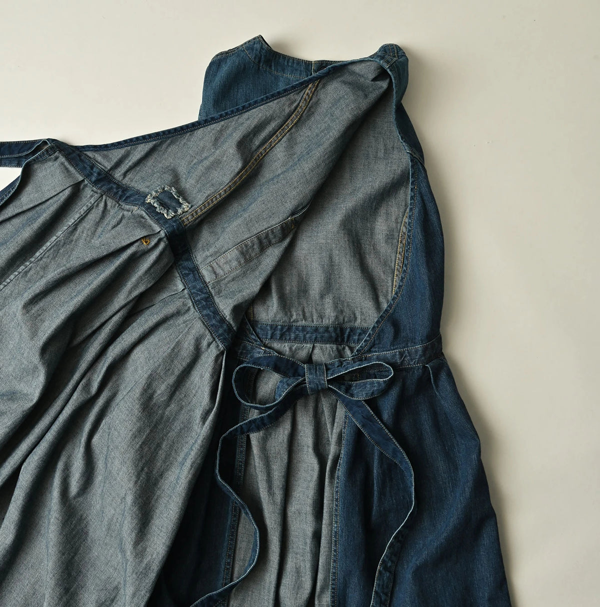 Mugihiko Denim Wrap Dress Zyu