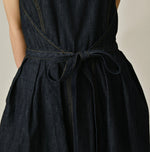 45R Mugihiko Denim Wrap Dress Nou