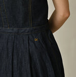45R Mugihiko Denim Wrap Dress Nou