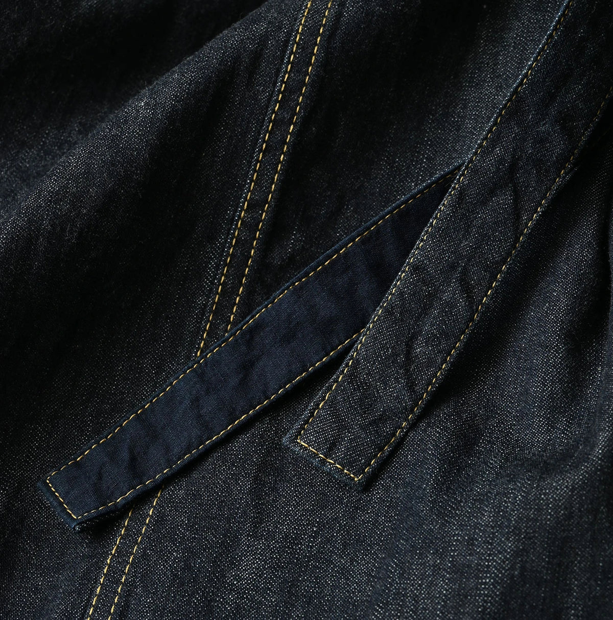 45R Mugihiko Denim Wrap Dress Nou