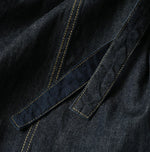 45R Mugihiko Denim Wrap Dress Nou