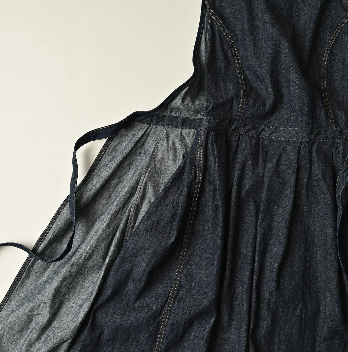 45R Mugihiko Denim Wrap Dress Nou