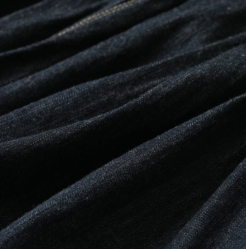 45R Mugihiko Denim Wrap Dress Nou - Image 24