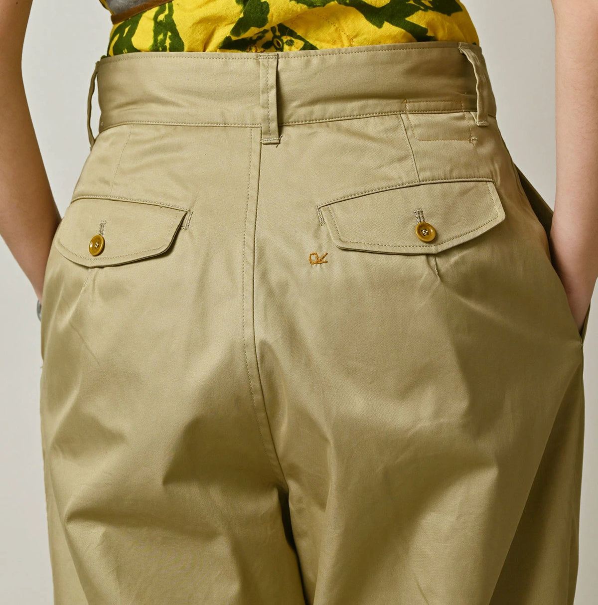 45R Gabardine Charlotte Baggy Pants