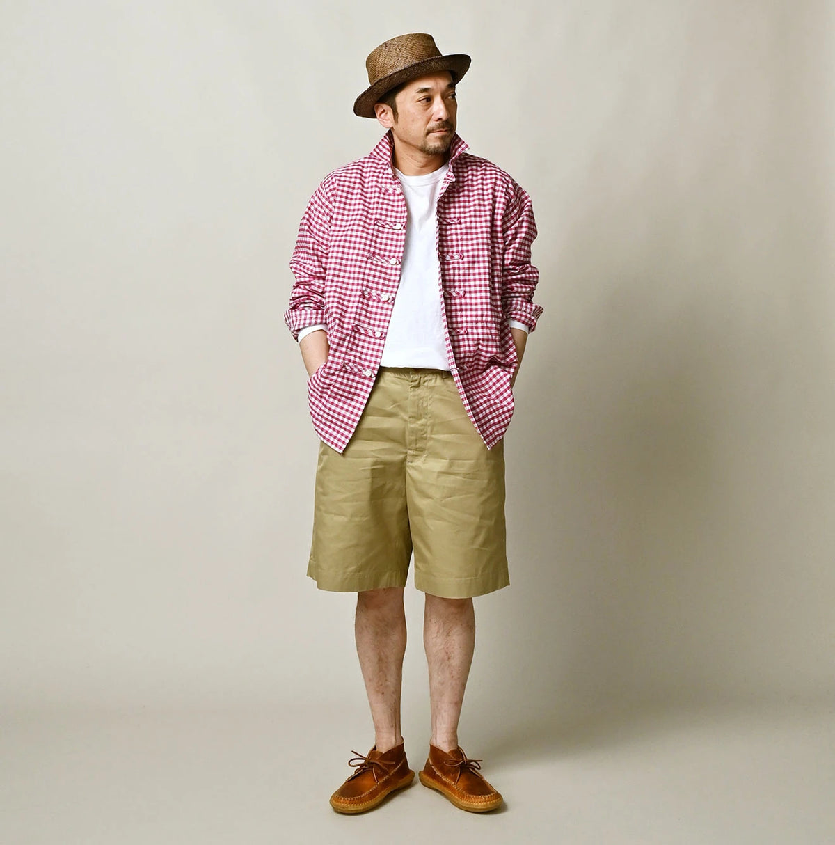 45R Gabardine 908 Nîmes Shorts