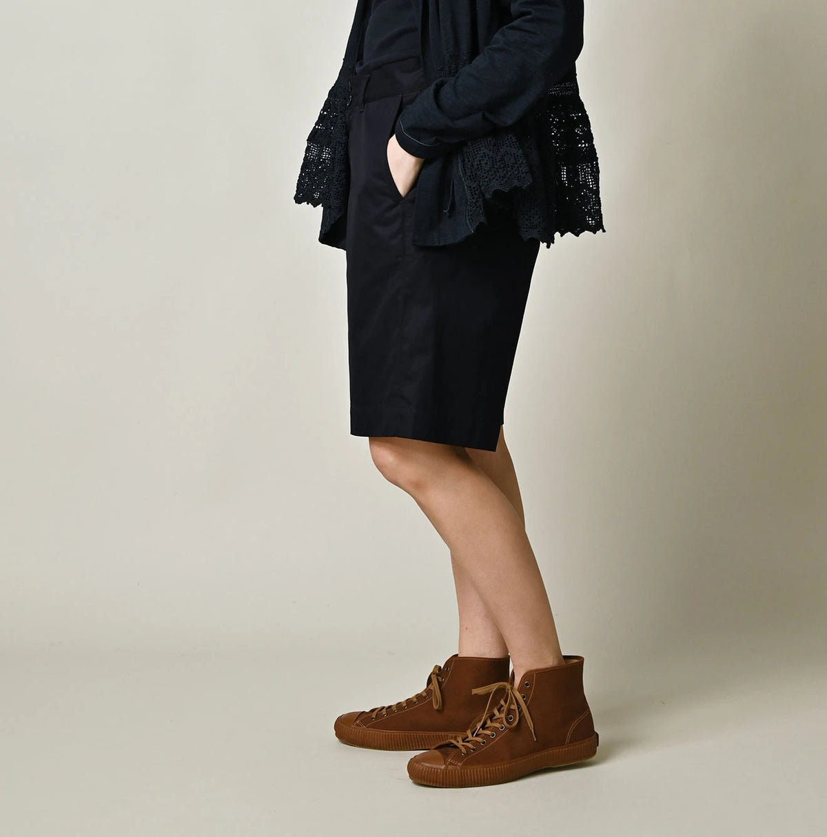 45R Gabardine 908 Nîmes Shorts