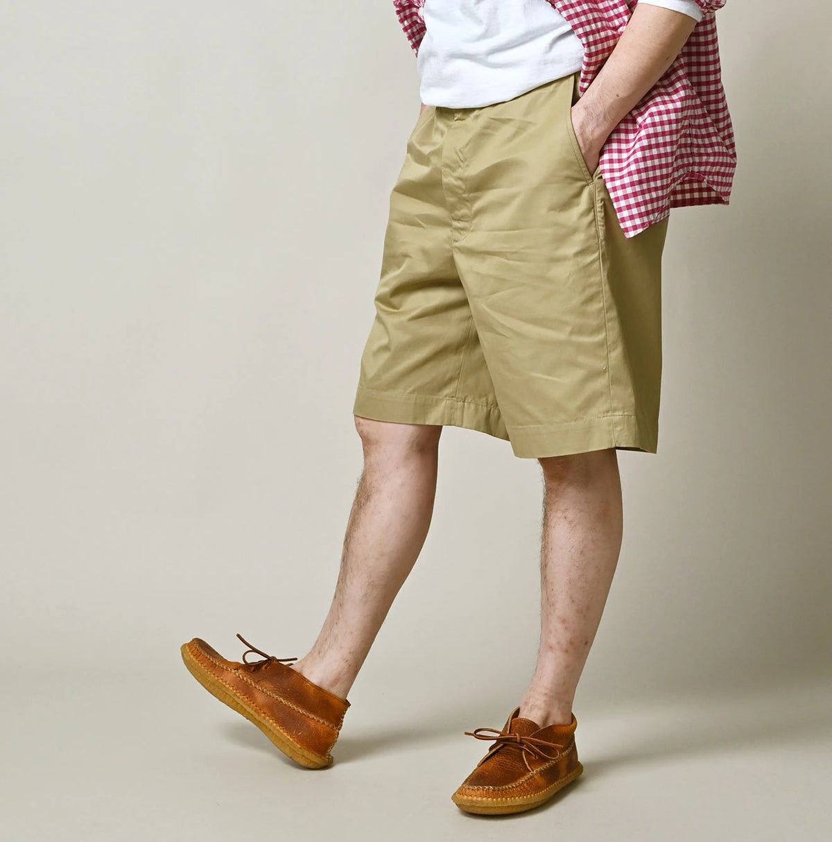 45R Gabardine 908 Nîmes Shorts