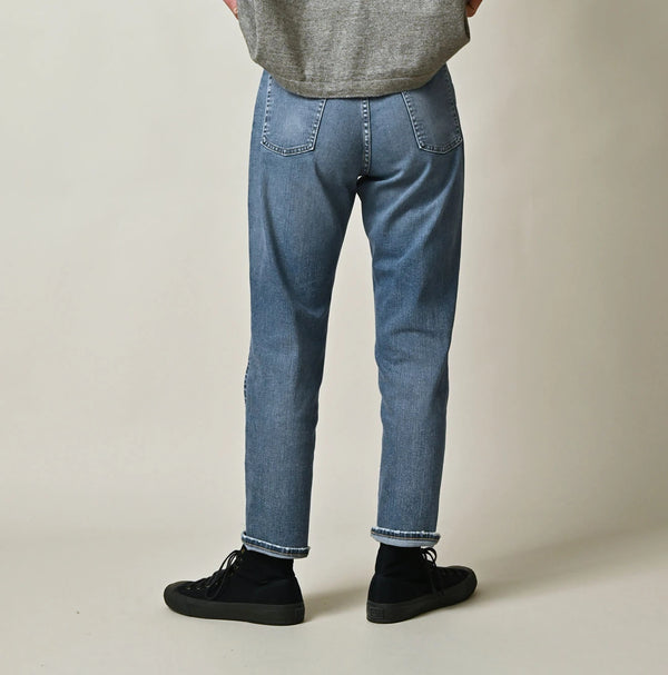 45R Mugihiko Denim Stretch Sabrina5 Tan