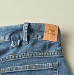 45R Mugihiko Denim Stretch Sabrina5 Tan