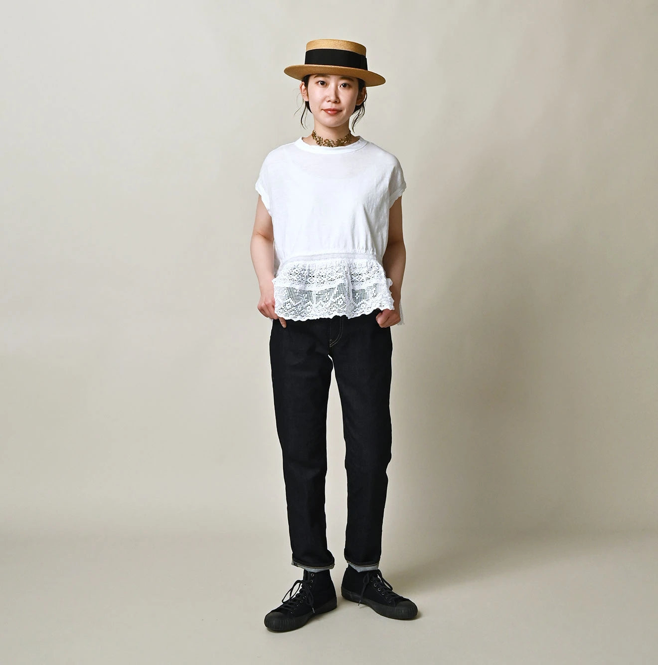 45R Mugihiko Denim Stretch Sabrina5 Nou - Image 2