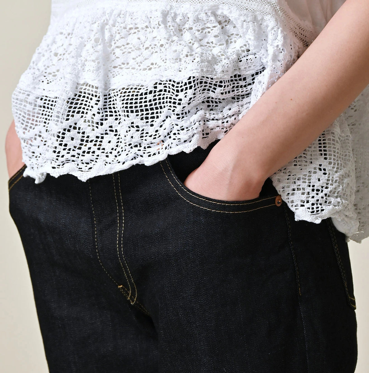 45R Mugihiko Denim Stretch Sabrina5 Nou