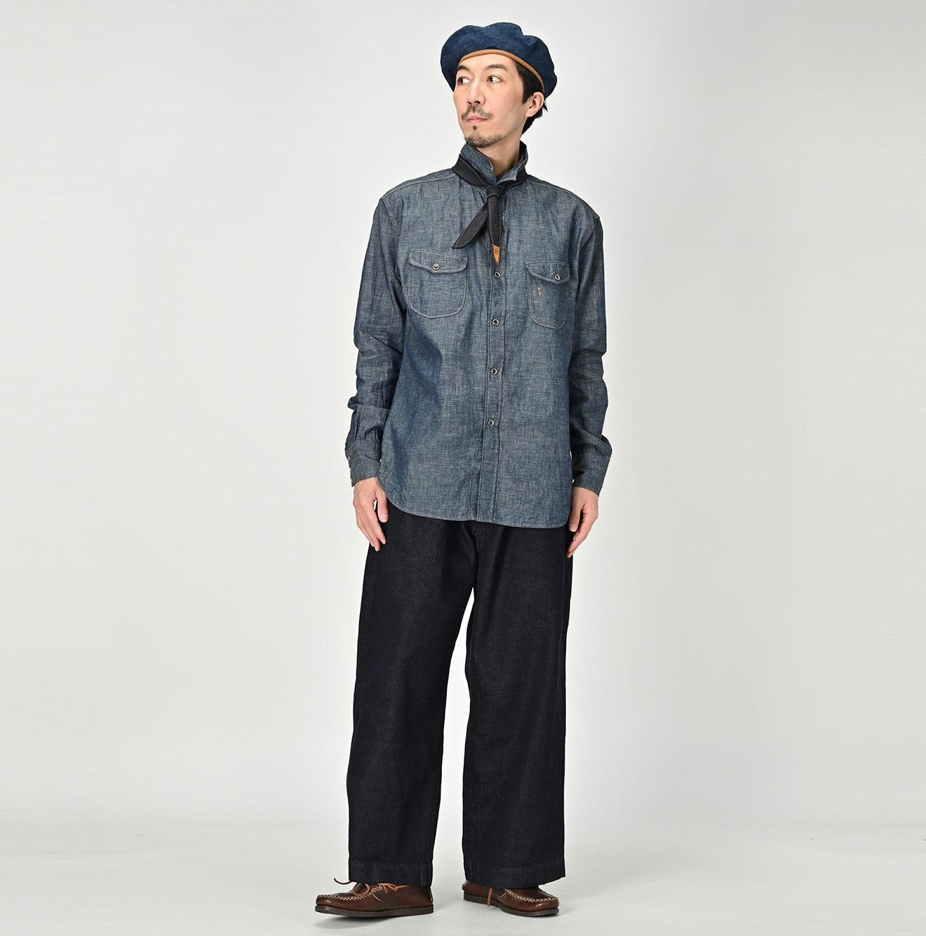 Rye Mugi Denim Charlotte Baggy Pants - 45R by 45rpm studio - Image 4