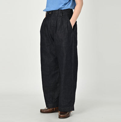 Rye Mugi Denim Charlotte Baggy Pants - 45R by 45rpm studio