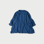 45R Indigo Big Slit T-shirt Distressed