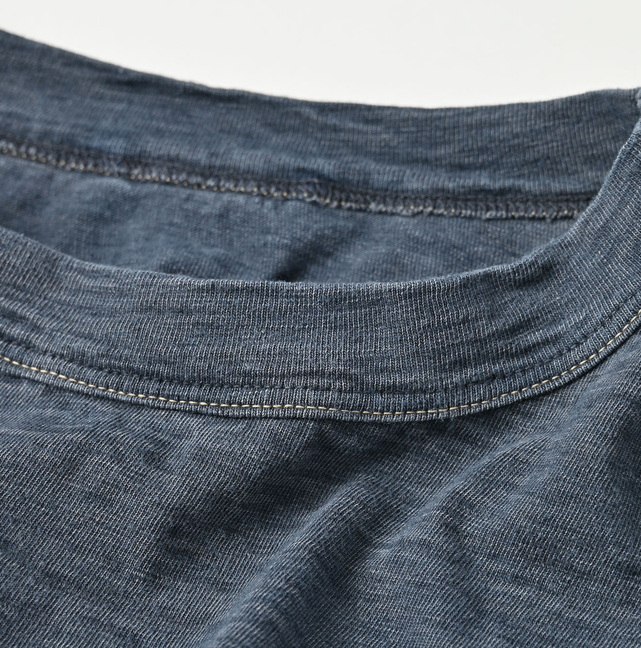 Indigo Big Slit T-shirt Distressed – 45R GLOBAL