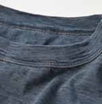 45R Indigo Big Slit T-shirt Distressed