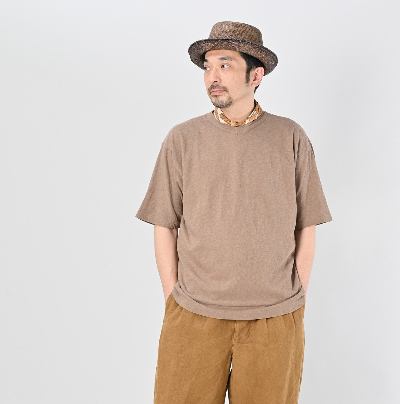 45R 4545 Tenjiku 908 V-neck Short Sleeve T-shirt - Image 11