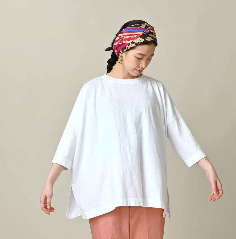 45R Big Slit T-shirt (White) - Image 3