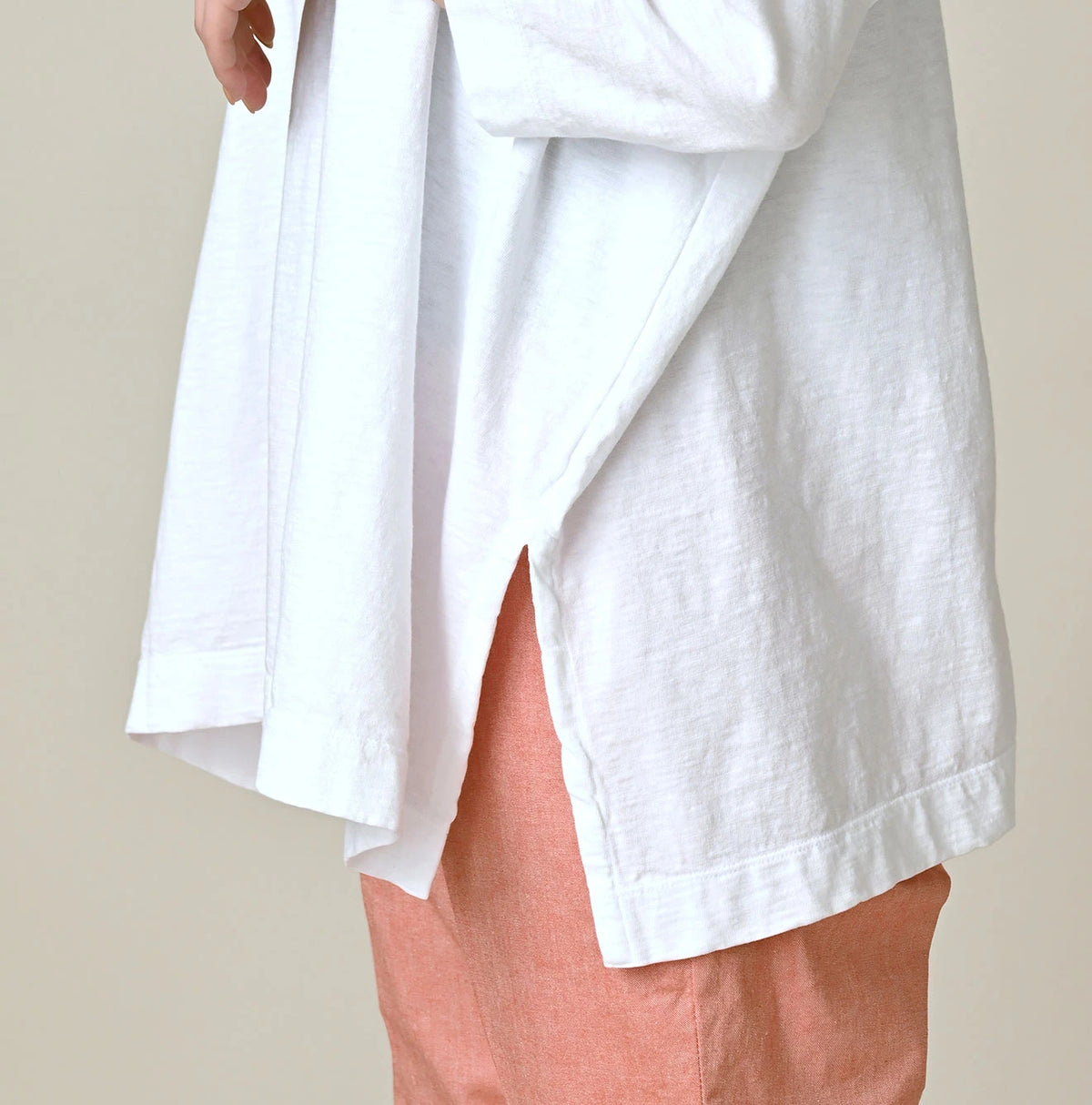 45R Big Slit T-shirt (White)