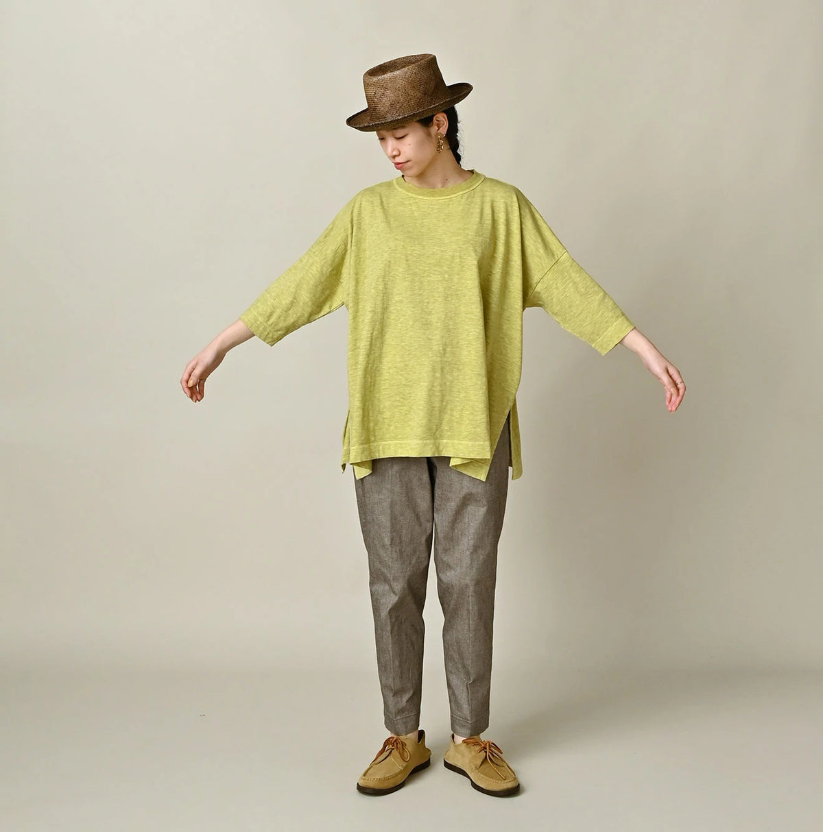 45R Big Slit T-shirt (Plant-Based Dye)