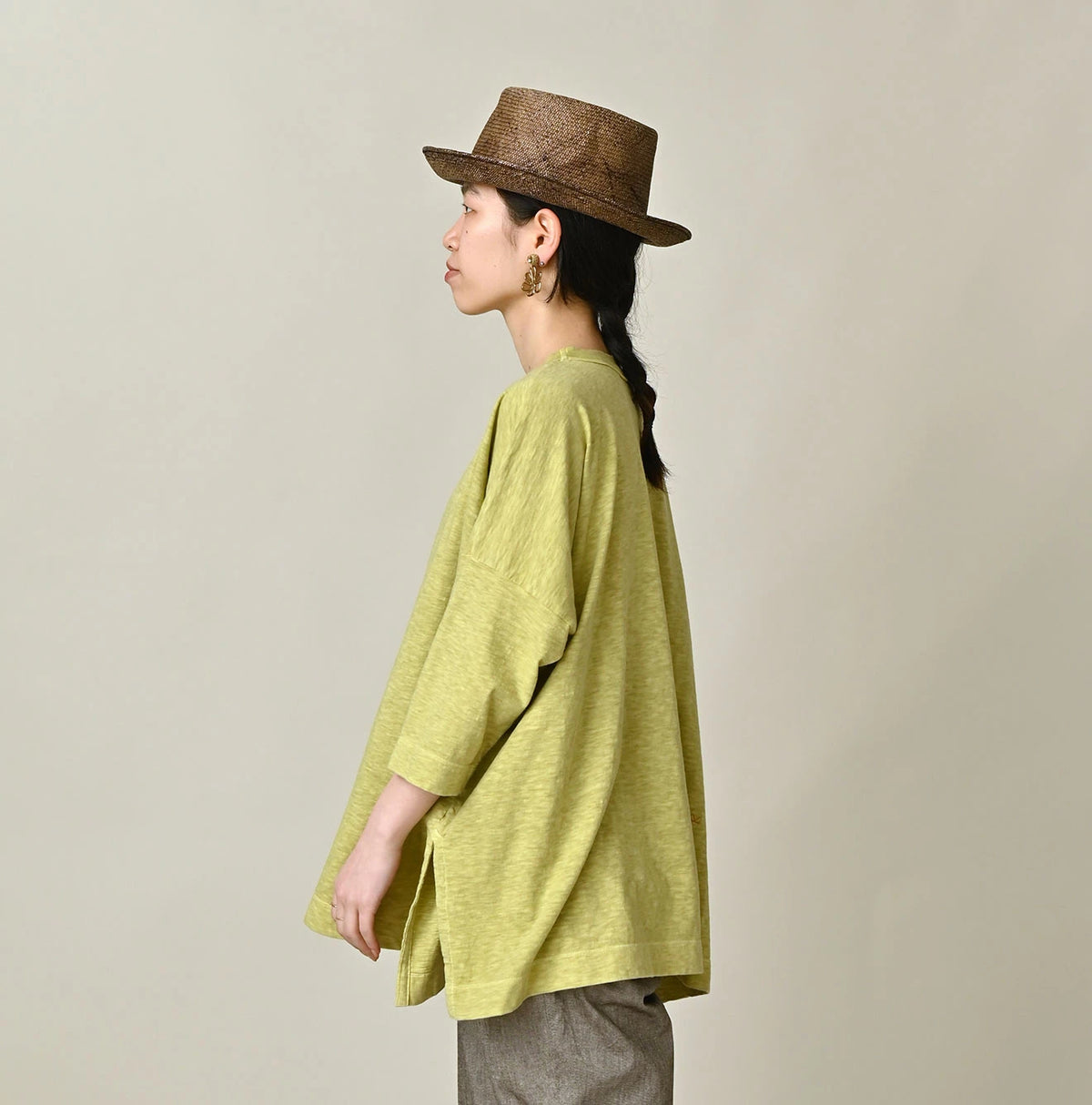 45R Big Slit T-shirt (Plant-Based Dye)