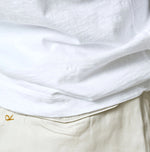 45R Frilled Square Cardigan (White)