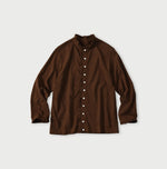 45R Frilled Square Cardigan (Plant-Based Dye)