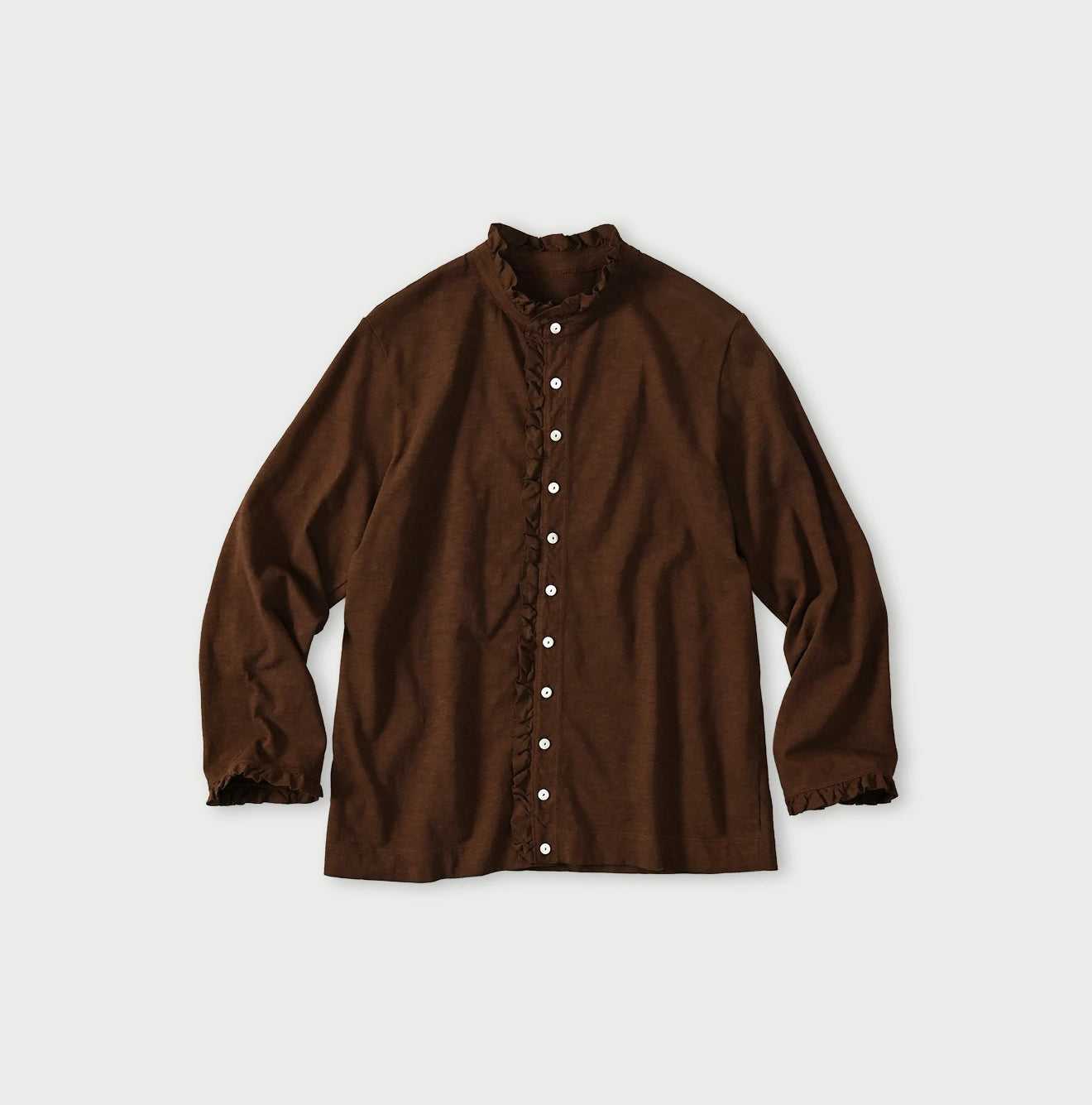 45R Frilled Square Cardigan (Plant-Based Dye) - Image 6