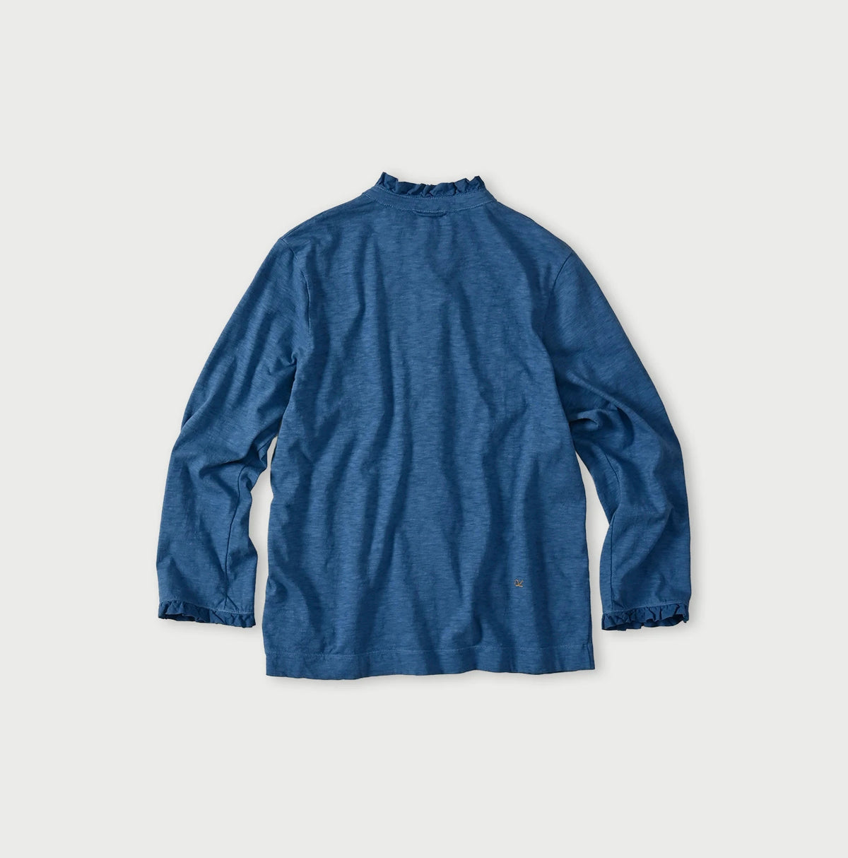 45R Frilled Square Cardigan (Plant-Based Dye)