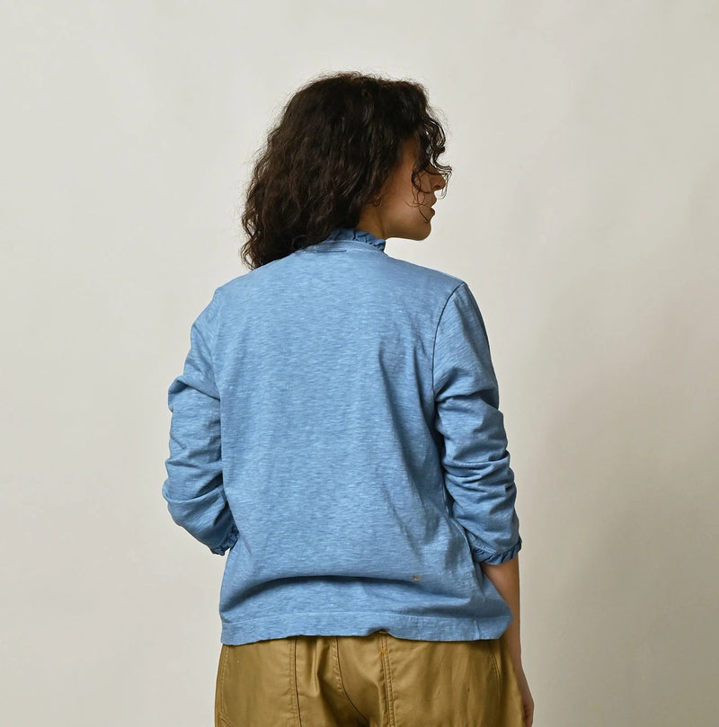 45R Frilled Square Cardigan (Plant-Based Dye) - Image 10