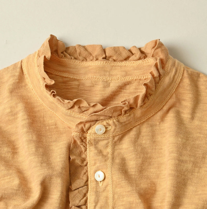 45R Frilled Square Cardigan (Plant-Based Dye) - Image 17