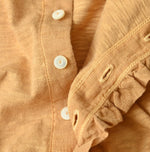 45R Frilled Square Cardigan (Plant-Based Dye)