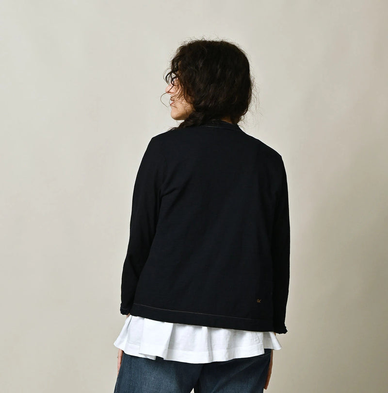 45R Indigo Frilled Square Cardigan - Image 5