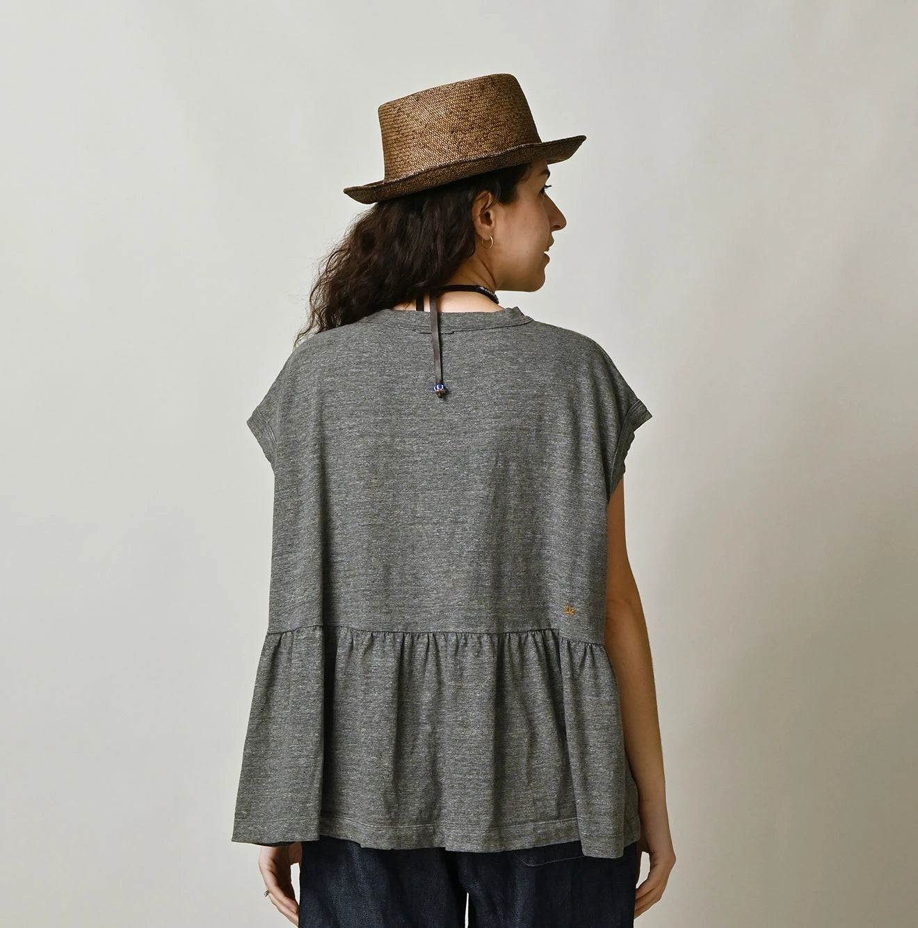45R Piccologo Gathered M-Camisole (Top-Dyed) - Image 5