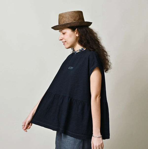45R Indigo Piccologo Gathered M-Camisole