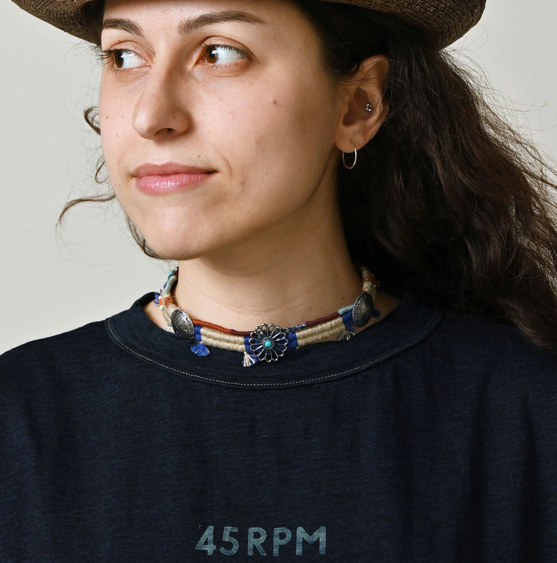 45R Indigo Piccologo Gathered M-Camisole - Image 6