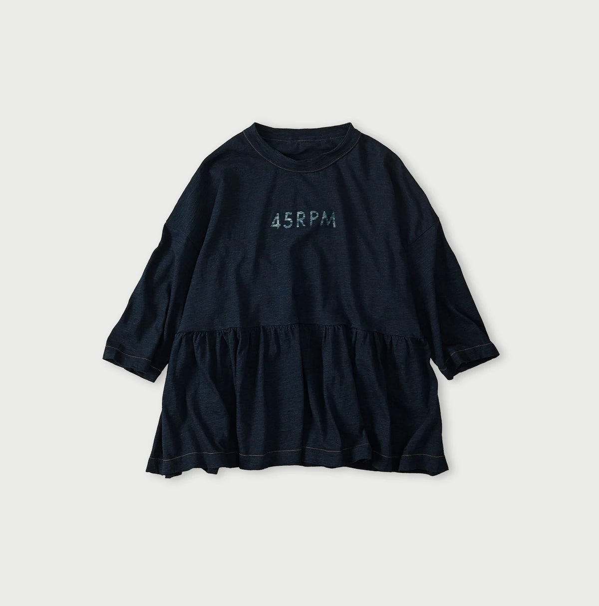 45R Indigo Futura Logo T-shirt