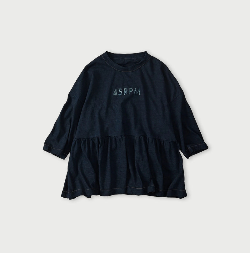 45R Indigo Futura Logo T-shirt - Image 1