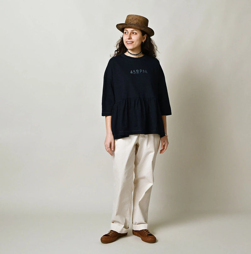 45R Indigo Futura Logo T-shirt - Image 2