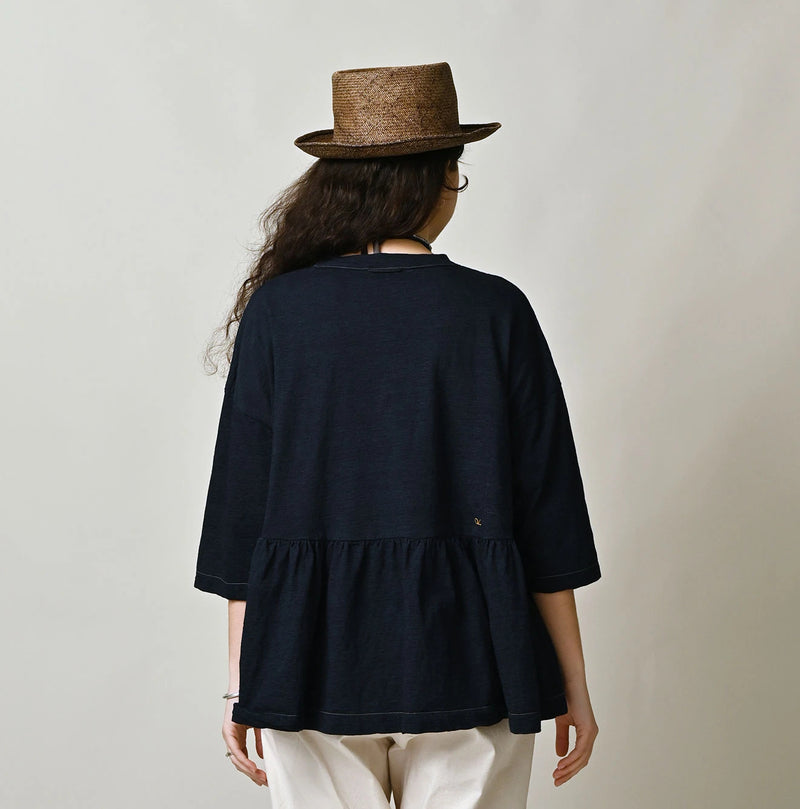 45R Indigo Futura Logo T-shirt - Image 5