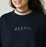 45R Indigo Futura Logo T-shirt