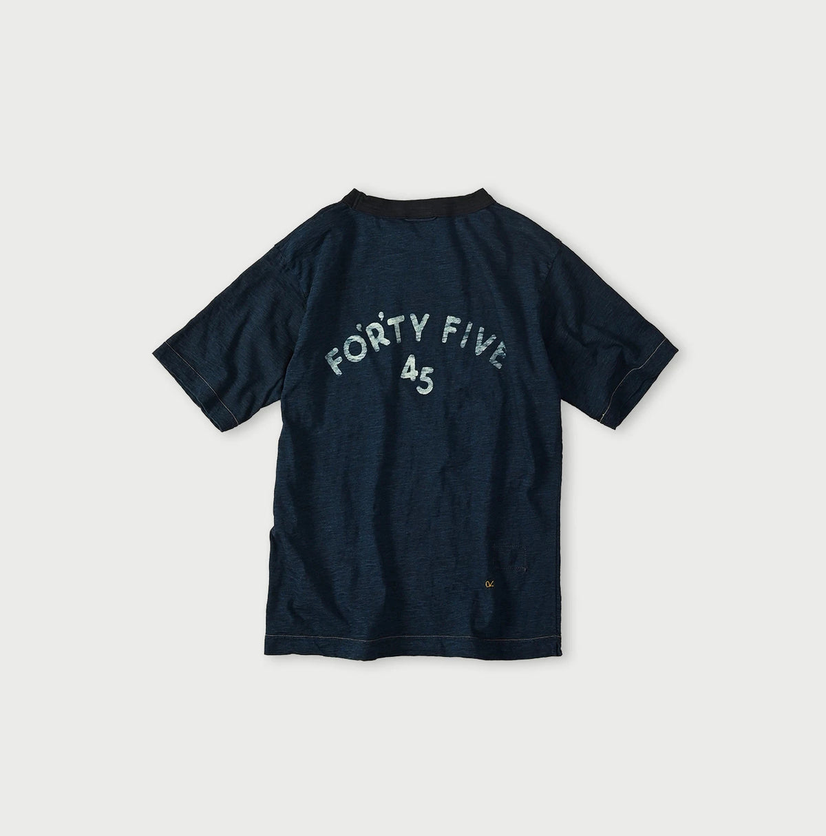 45R Indigo Cleric Arch Logo T-shirt