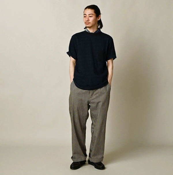 45R Indigo Cleric Arch Logo T-shirt